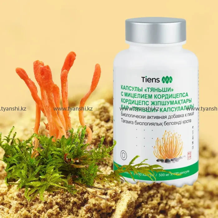 Капсулы с мицелием кордицепса "Тяньши"
