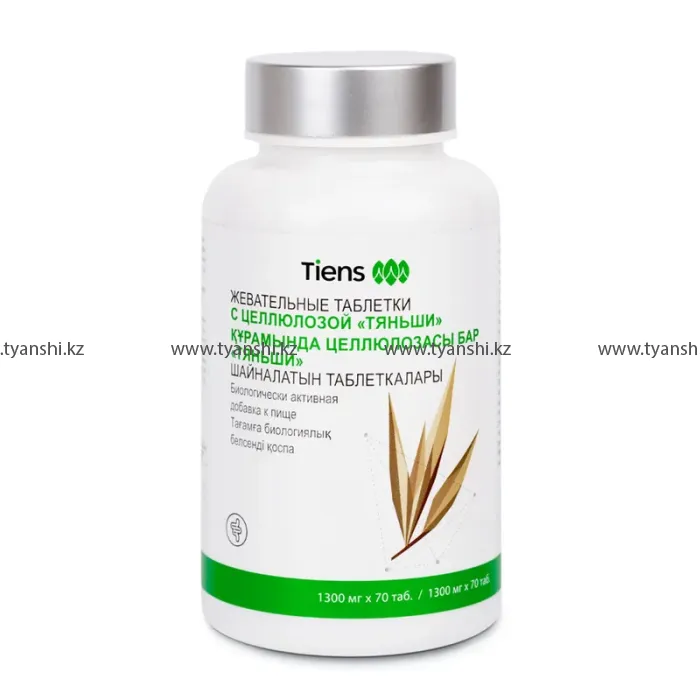 Жевательные таблетки с целлюлозой "Тяньши"