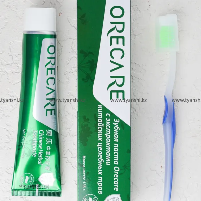 Зубная паста с экстрактами китайских целебных трав "Orecare"