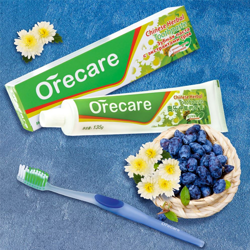 Зубная паста с экстрактами китайских целебных трав "Orecare"